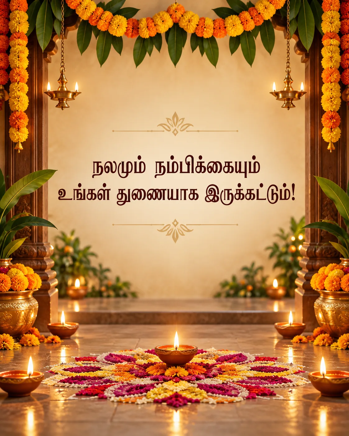 தமிழில் தீபாவளி வாழ்த்துப் படம்